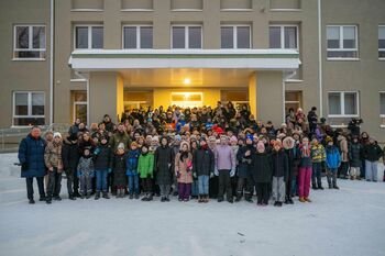 Prezidentas Laisvės gynėjų dieną pradėjo Juodšilių „Šilo“ gimnazijoje