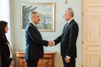 Prezidentas priėmė Turkijos užsienio reikalų ministrą