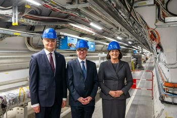 Prezidentas Šveicarijoje susitiko su CERN generaliniu direktoriumi