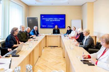 Susitikime su vyresnio amžiaus žmonių organizacijų atstovais aptarta Valstybės ateities vizija „Lietuva 2050“