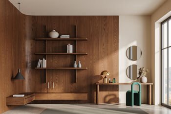 2026m. interjero tendencijos: natūralaus medžio ir lukšto sugrįžimas į modernius interjerus