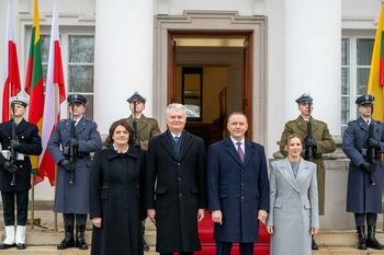 Prezidentas Varšuvoje susitiko su Lenkijos vadovu