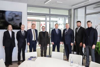 LSMU lankėsi Ekonomikos ir inovacijų ministras: „Vizitas – pirmasis, bet ne paskutinis“