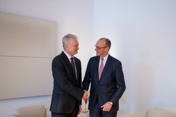 Prezidentas Vokietijoje susitiko su Federaliniu Kancleriu