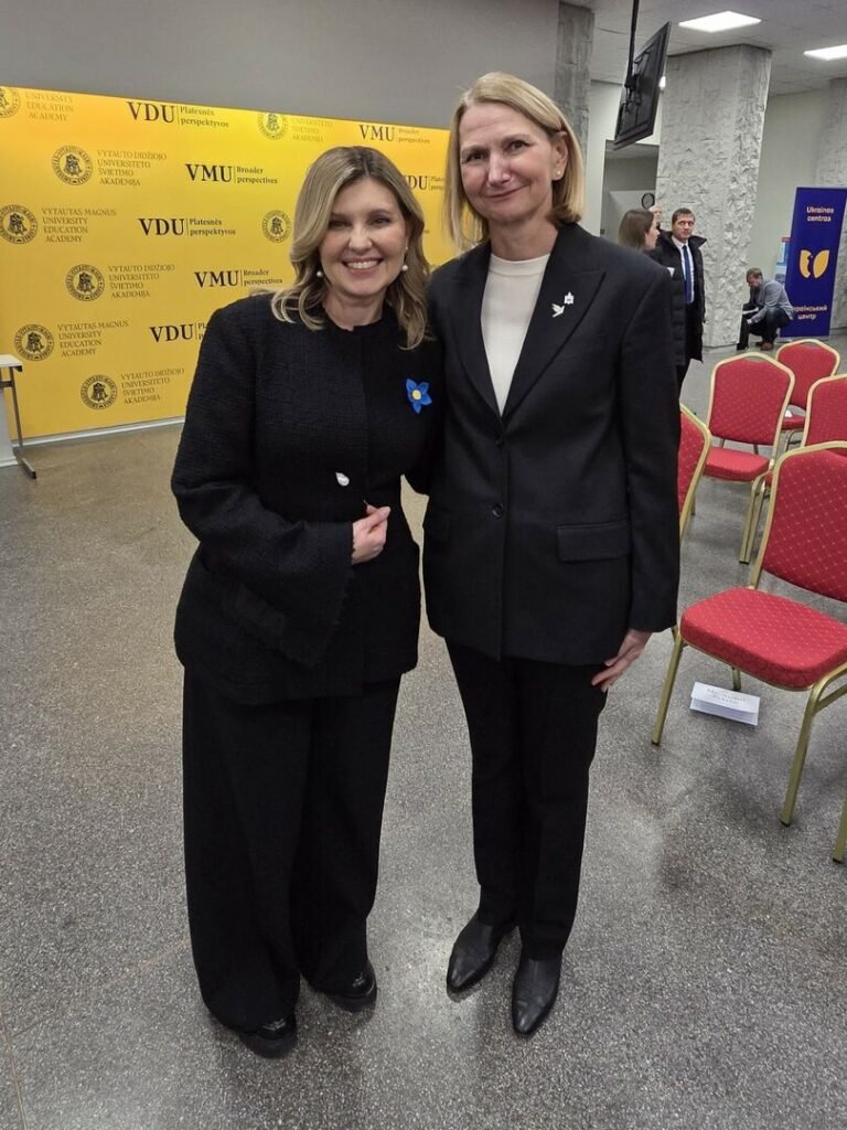VDU viešėjo Ukrainos pirmoji ponia O. Zelenska