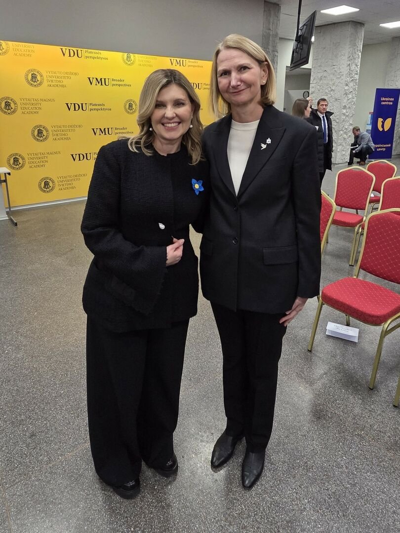 VDU viešėjo Ukrainos pirmoji ponia O. Zelenska