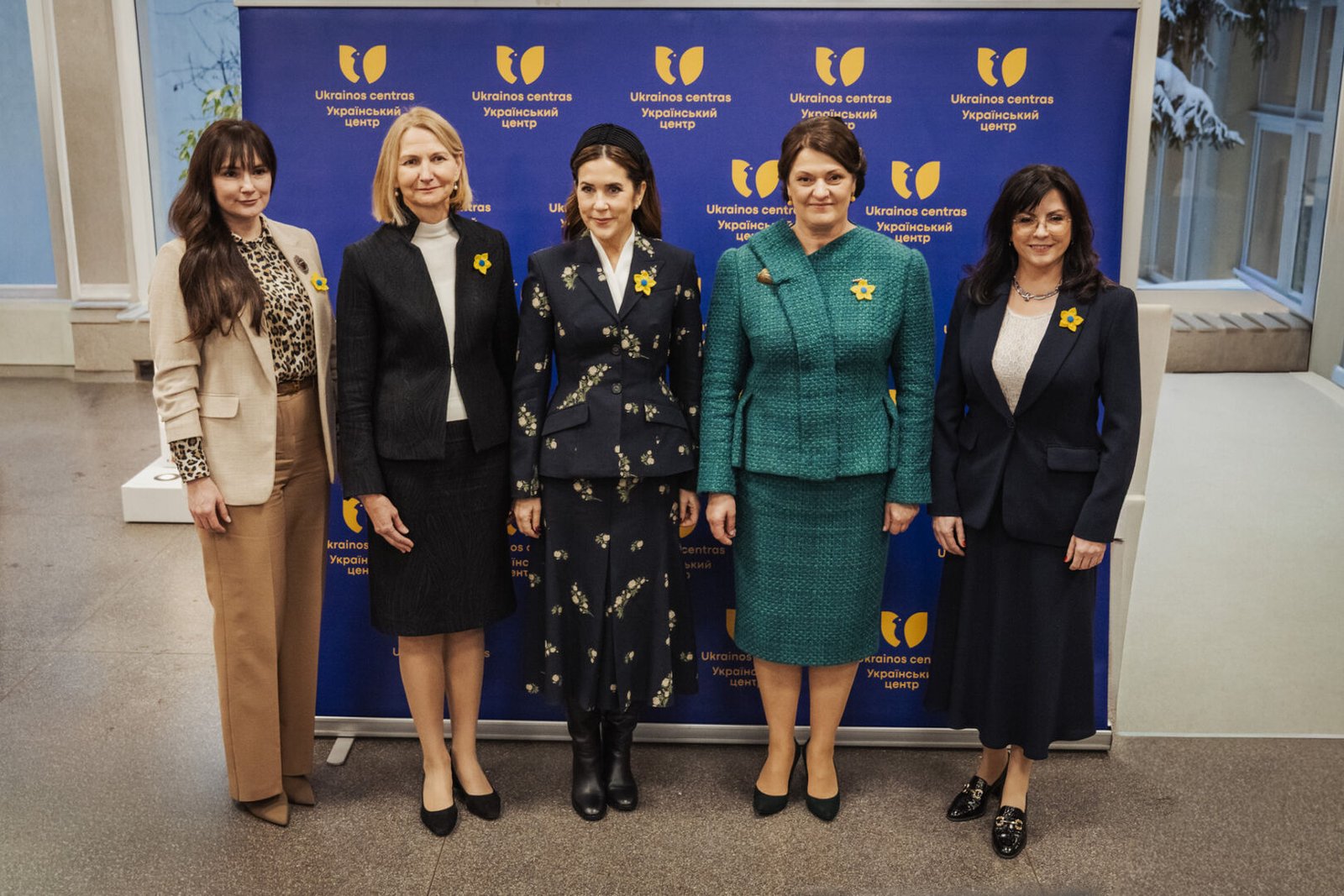 VDU Ukrainos centre lankėsi Danijos karalienė