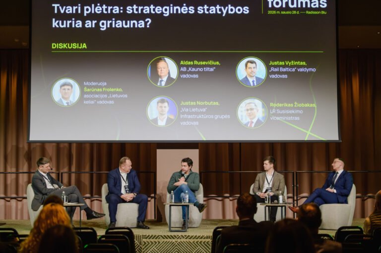 Viceministras R. Žiobakas: įgyvendinant strateginius projektus, būtina kalbėti apie kelių būklės gerinimą regionuose