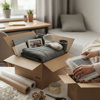 Antras semestras – siuntų pikas studentams: viena klaida gali sugadinti visą dėžę