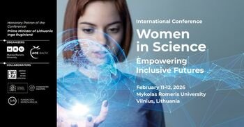 Lyčių lygybė moksle prasideda nuo sprendimų: tarptautinė konferencija „Women in Science“ Vilniuje