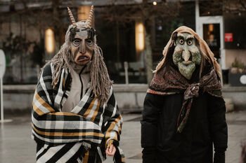 Juoku gydantis Užgavėnių šėlsmas Vilniuje