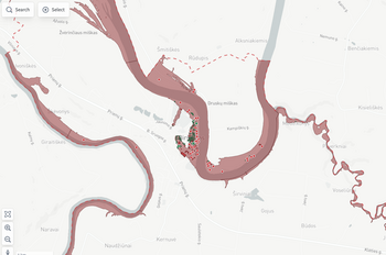 Sukurtas interaktyvus potvynių rizikos žemėlapis savivaldybėms (Atnaujinta)