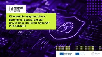 Lietuva stiprina savo atsparumą: kviečia į „Kibernetinio saugumo dieną“