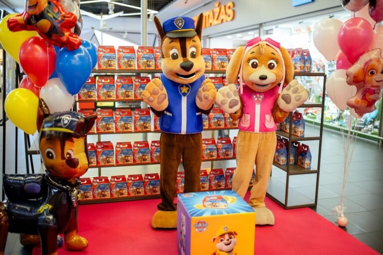 Šiaulių „Akropolis“ kviečia šeimas į savaitgalį su Šunyčiais Patruliais