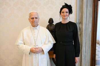 Ministrė Pirmininkė susitiko su Popiežiumi Leonu XIV