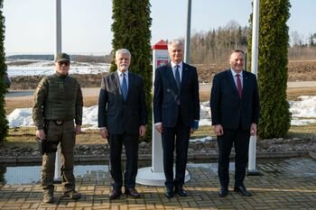 Lietuvos ir Čekijos Prezidentai apsilankė Lietuvos ir Baltarusijos pasienyje