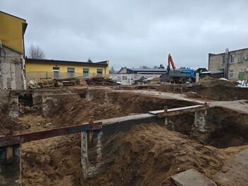 Veiviržėnuose tęsiami kultūros centro rekonstrukcijos darbai