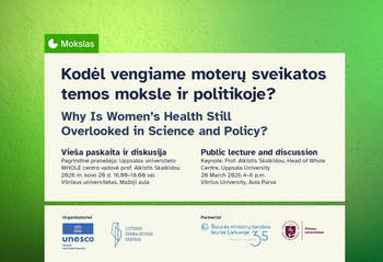 Kodėl moterų sveikata vis dar lieka aklojoje zonoje?