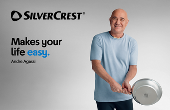Galinga technika virtuvei ir namų ūkiui, kurią verta turėti „Lidl“ pristato naują „SilverCrest“ prekės ženklo kampaniją su Andre Agassi