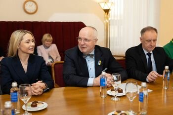 Seimo Pirmininkas priėmė ir pasveikino Lietuvos olimpiečius: jūs - mūsų valstybės stiprybės ir valios simbolis