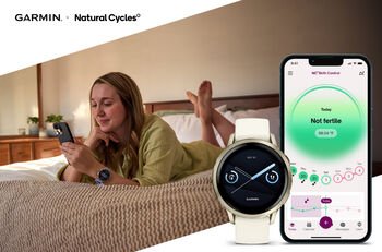 „Garmin“ laikrodžiuose nuo šiol galima naudotis nehormoninės kontracepcijos programėle „Natural Cycles“