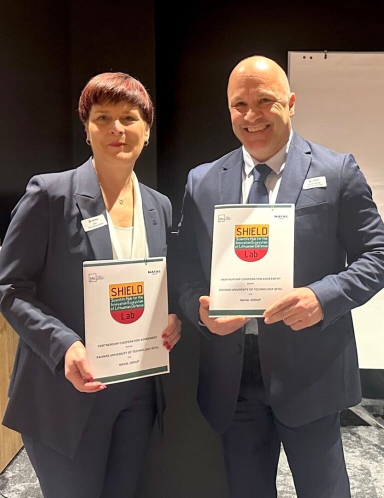 Prancūzijos „Naval Group“ bendradarbiaus su KTU stiprinant jūrinių gynybos technologijų tyrimus Lietuvoje
