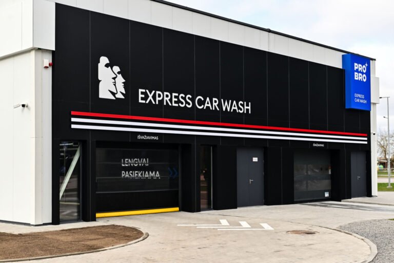 Laikinai veiklą stabdo „PRO BRO Express“ tunelinė plovykla Kauno Raudondvario plente