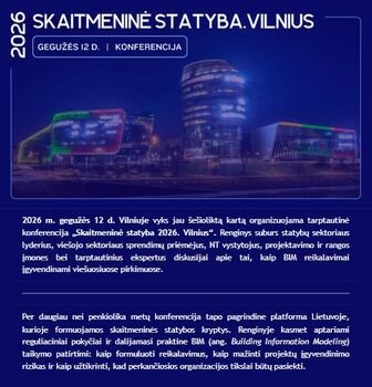 SKAITMENINĖ STATYBA 2026. VILNIUS