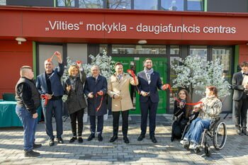 Apleistą vaikų darželį pavertė modernia gyvenimo mokykla jaunuoliams su specialiaisiais poreikiais