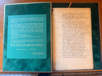 Lietuvoje atkurtas dokumentas, nuo kurio prasidėjo mūsų valstybės istorija