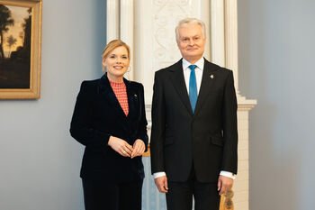 Prezidentas susitiko su Vokietijos Bundestago Pirmininke