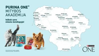 „Purina ONE“ mitybos akademija sugrįžta: daugiau miestų, konsultacijų ir dovanų keturkojų šeimininkams