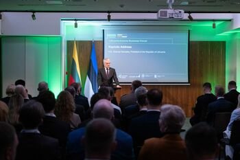 Prezidentas Lietuvos ir Estijos verslo forume: žengiame į priekį kaip novatoriai ir patikimi partneriai
