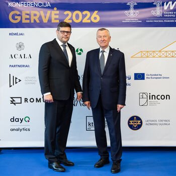 KONFERENCIJOJE „GERVĖ 2026“ APTARTI ESMINIAI STATYBŲ SEKTORIAUS POKYČIAI