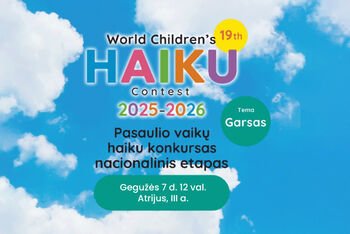 Išgirsk akimirką: pasaulio vaikų haiku konkursas