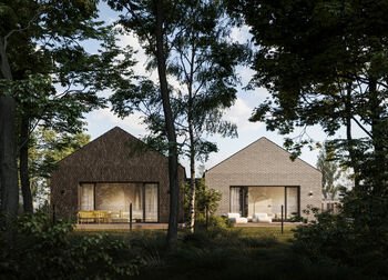 Bajoruose startavo naujas vieno aukšto dvibučių kvartalas