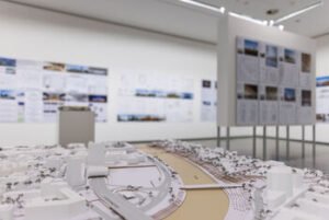 Ambicingo objekto vizijos – vienoje vietoje: su Vilniaus kongresų centro idėjomis jau galima susipažinti parodoje ir internete