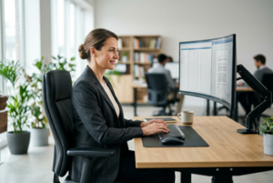 Kaip išsirinkti ergonomiškus biuro baldus produktyviam darbui?