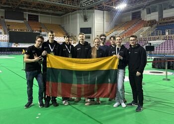 KU Robotikos klubas Graikijoje vykusiose robotų varžybose iškovojo bronzą