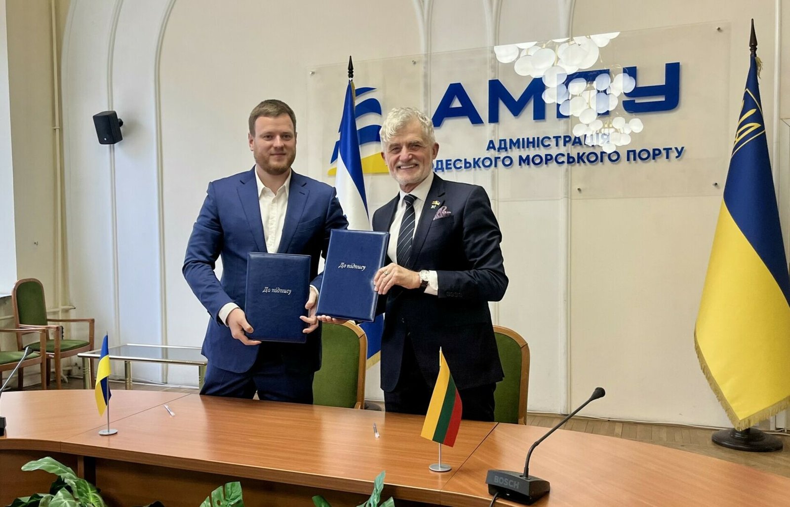 Daugiau nei ekonominė partnerystė: tarp Klaipėdos ir Odesos uostų – bendri saugumo ir augimo Europoje tikslai