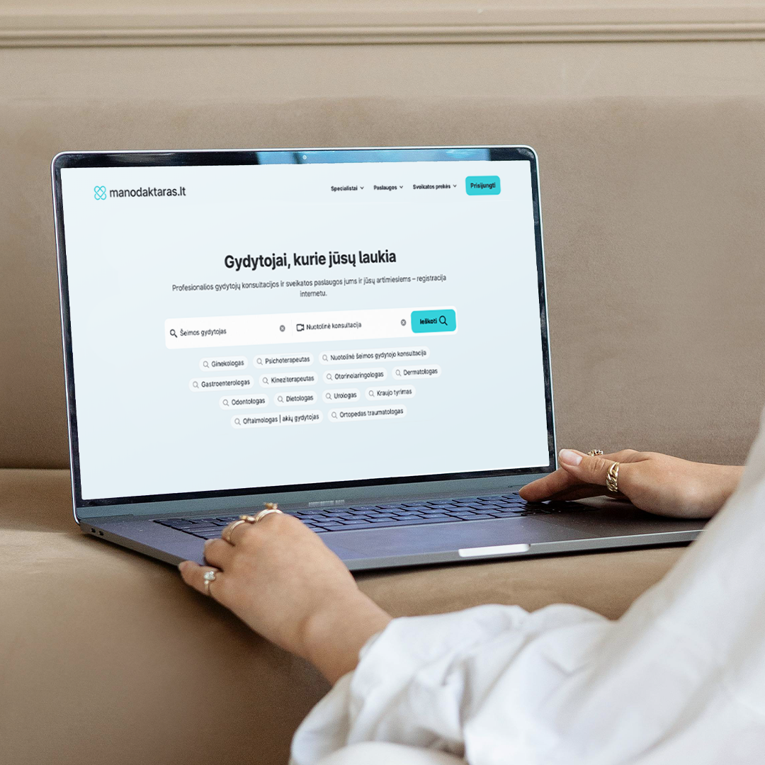 Su manodaktaras.lt sparčiai augančių klinikų vadovas: platforma stipriai palengvino mūsų kasdienybę