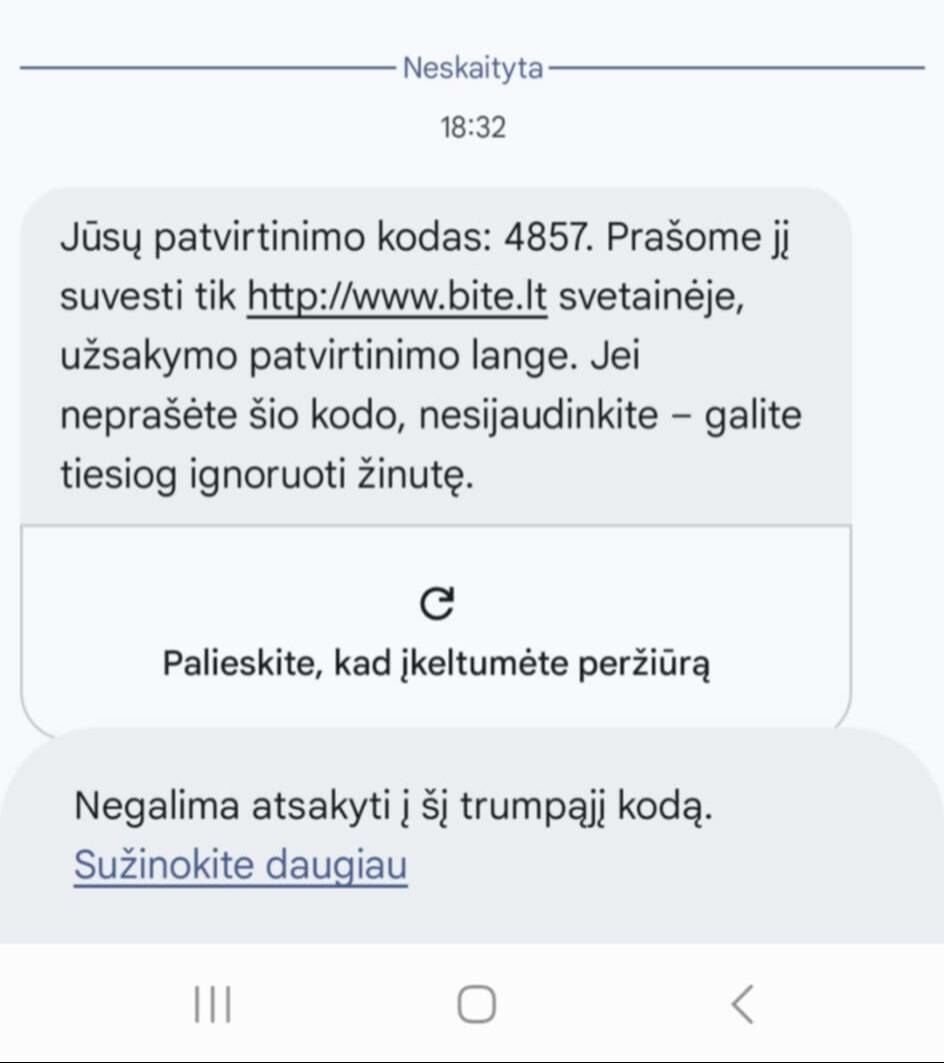 Perspėjo apie sukčių įžūlumą – siunčia SMS žinutes „Bitės“ vardu