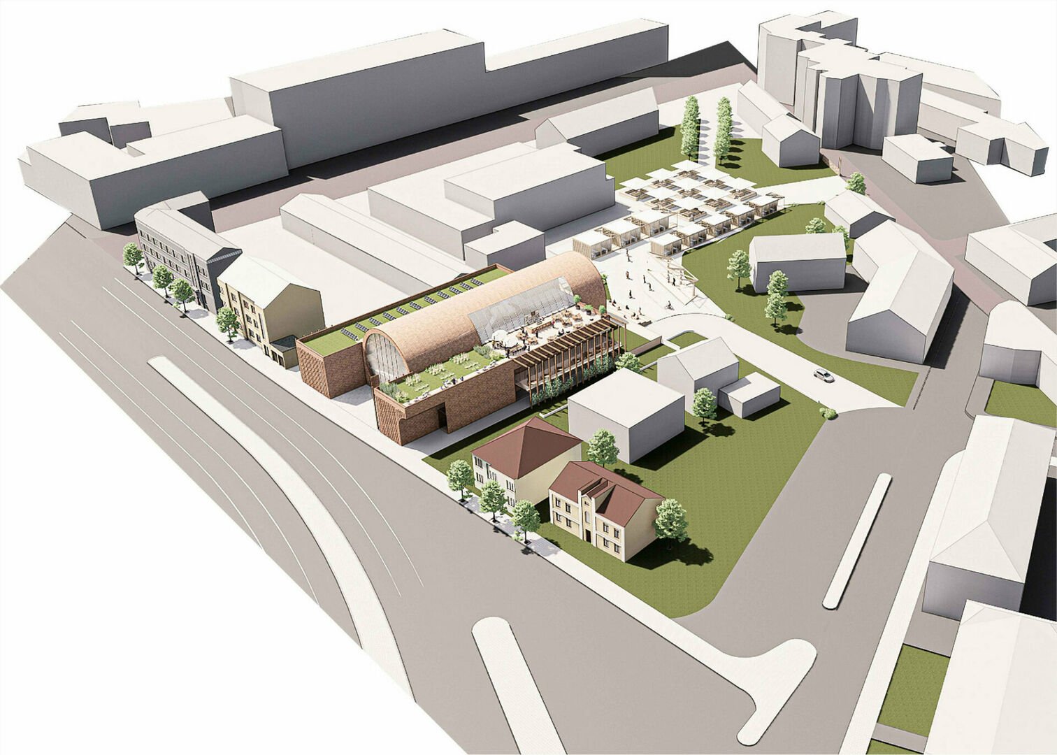 Pasirašyta Kauno Stoties turgaus paviljono statybų sutartis: darbai prasidės gegužę