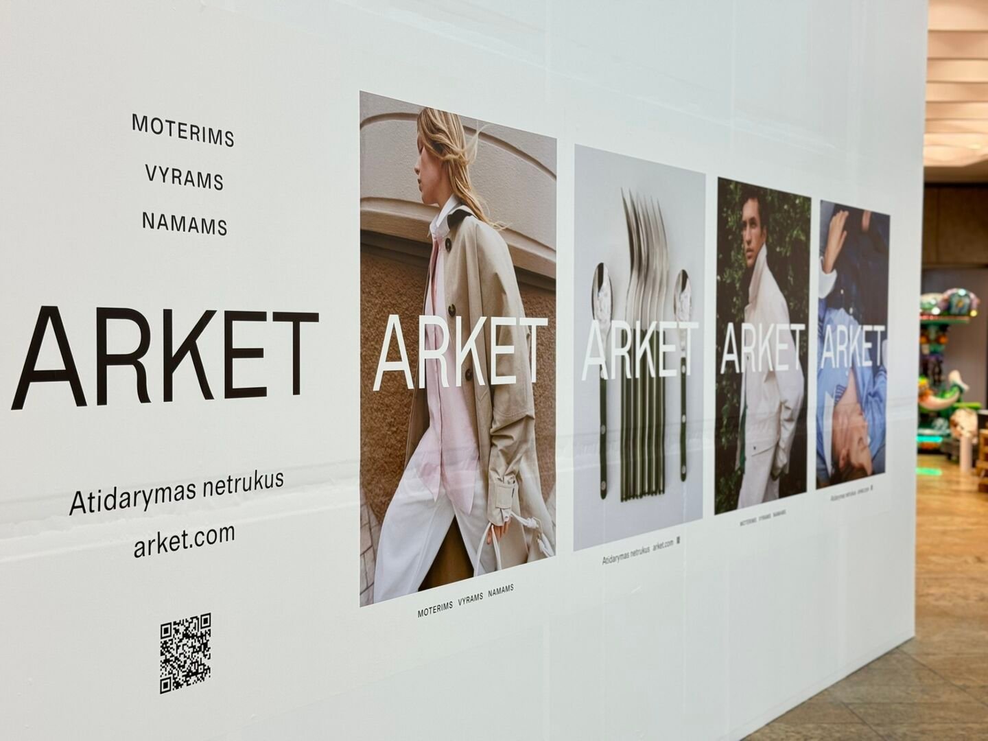 Pirmoji ARKET parduotuvė Lietuvoje įsikurs Vilniaus „Akropolyje“