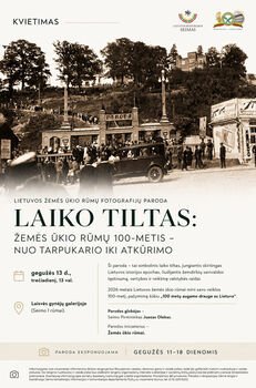 „Laiko tiltas“: Seime atidaroma išskirtinė ŽŪR 100-mečio fotografijų paroda