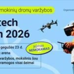 Mokinių dronų varžybos „Airtech Open 2026“