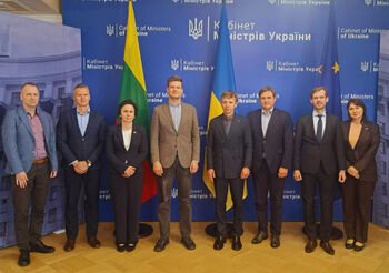 Lietuvos delegacija Ukrainoje perima pažangią krizių valdymo ir saugios komunikacijos patirtį