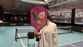 Šaltibarščių festivalyje – rožinis piklbolas su pirmąja rakete Henriku Traškinu