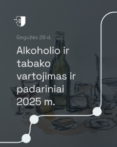 Pristatyti naujausi alkoholio ir tabako vartojimo Lietuvoje rodikliai