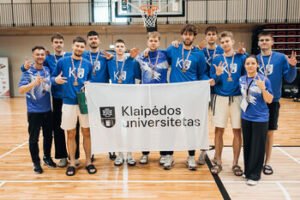 Klaipėdos universiteto sportininkai SELL studentų žaidynėse iškovojo penkis medalius